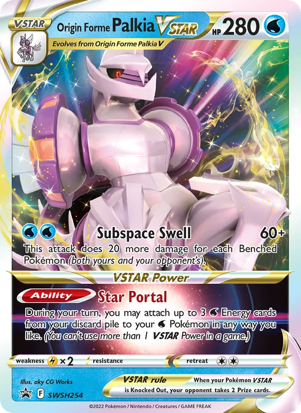 Origin Forme Palkia VSTAR (SWSH Black Star Promos #SWSH254/307)