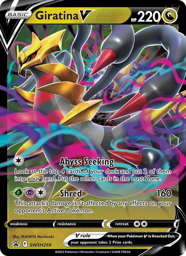 Giratina V (SWSH Black Star Promos #SWSH259/307)