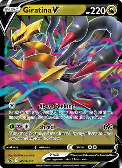 Giratina V (SWSH Black Star Promos #SWSH259/307)