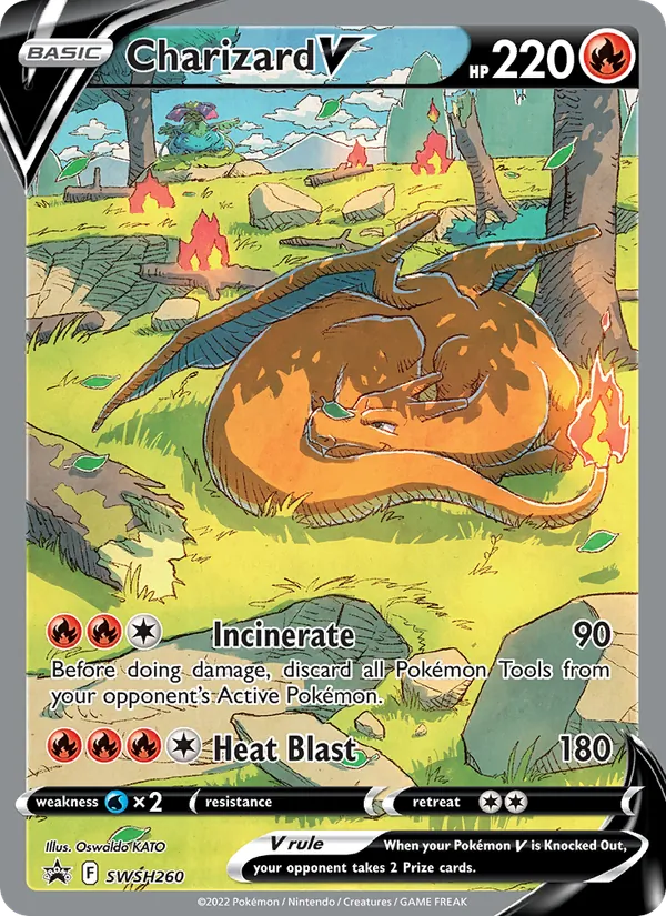 Charizard V (SWSH Black Star Promos #SWSH260/307)