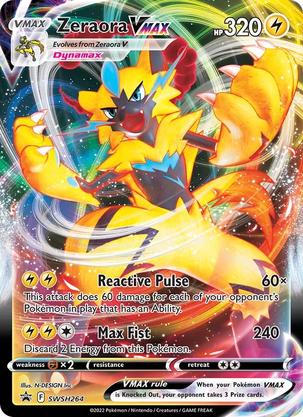 Zeraora VMAX (SWSH Black Star Promos #SWSH264/307)