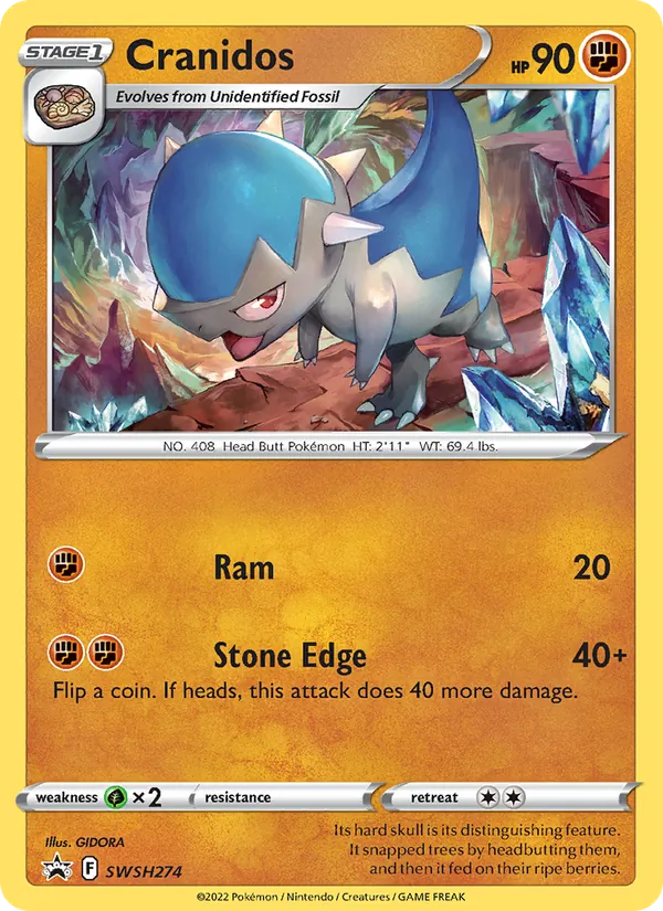 Cranidos (SWSH Black Star Promos #SWSH274/307)