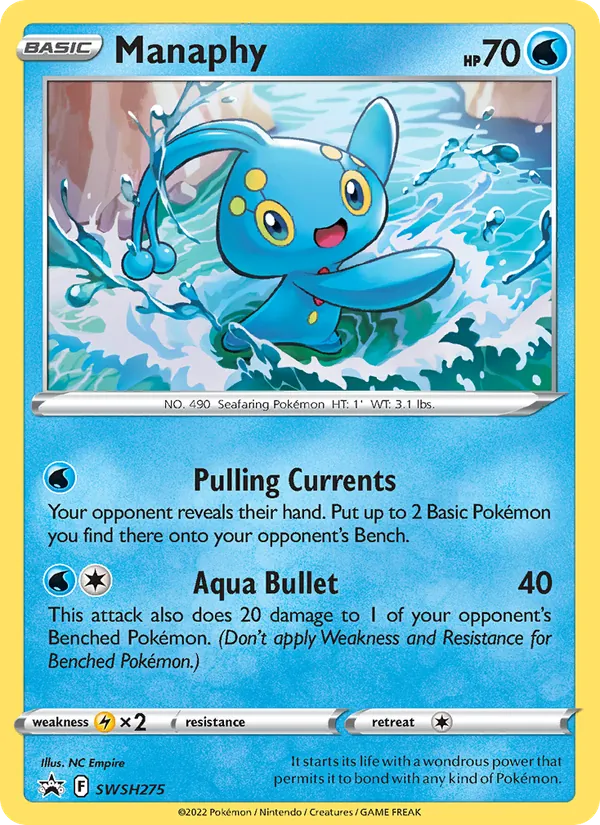 Manaphy (SWSH Black Star Promos #SWSH275/307)