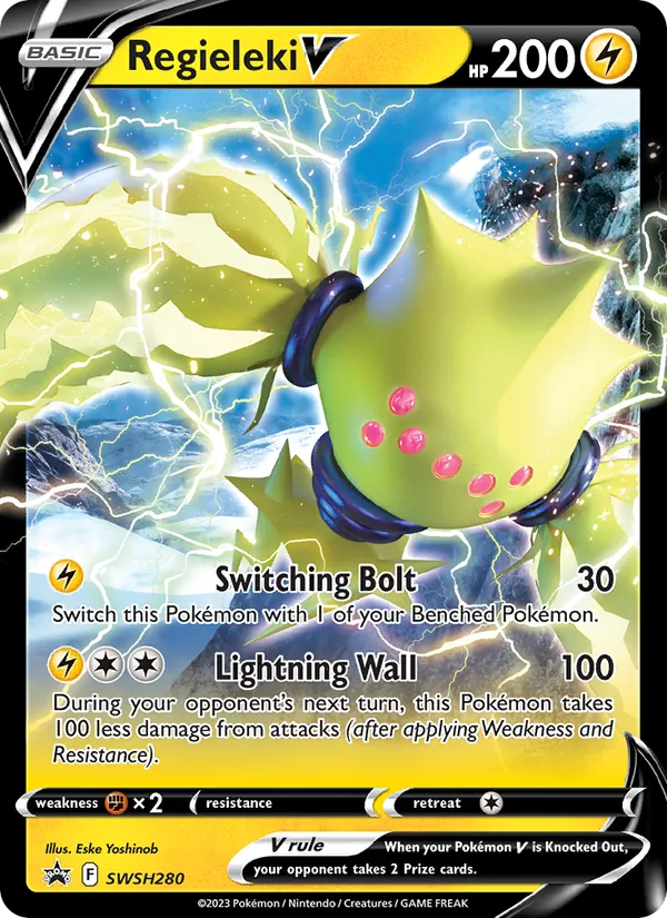 Regieleki V (SWSH Black Star Promos #SWSH280/307)