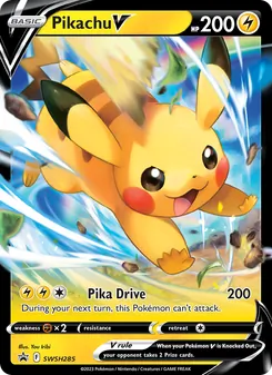 Pikachu V (SWSH Black Star Promos #SWSH285/307)