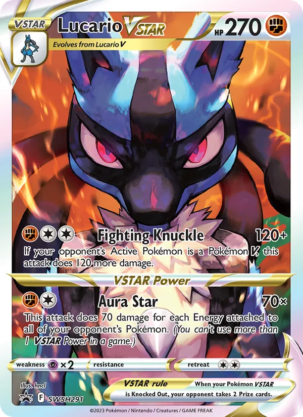 Lucario VSTAR (SWSH Black Star Promos #SWSH291/307)