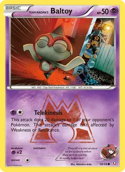 Team Magma's Baltoy (Double Crisis #10/34)