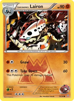 Team Magma's Lairon (Double Crisis #13/34)