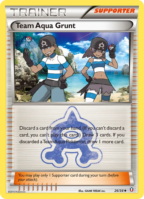 Team Aqua Grunt (Double Crisis #26/34)