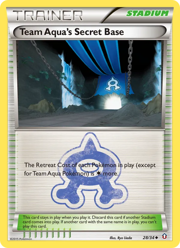 Team Aqua's Secret Base (Double Crisis #28/34)