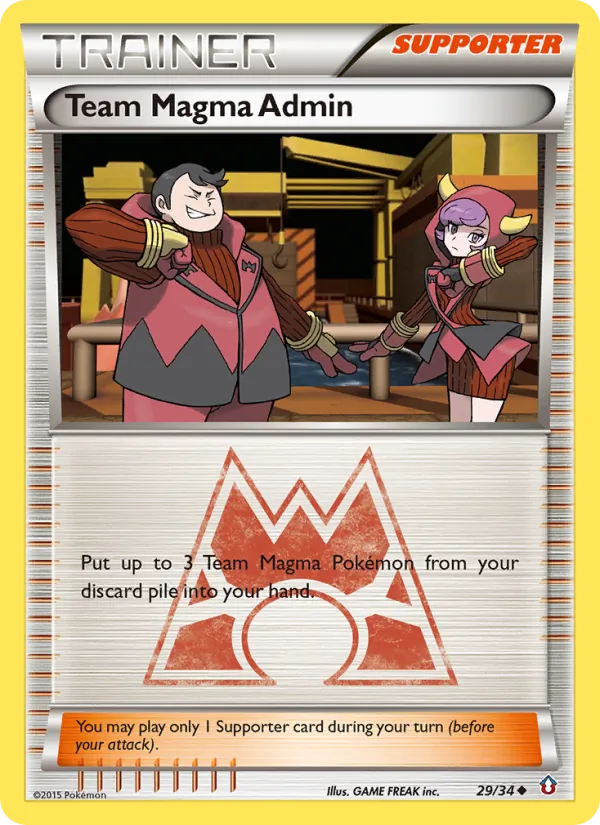 Team Magma Admin (Double Crisis #29/34)
