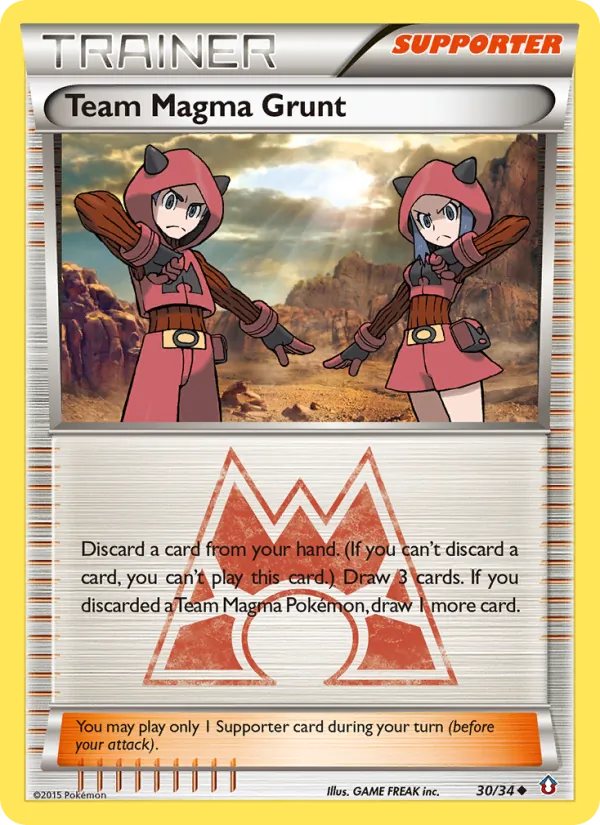 Team Magma Grunt (Double Crisis #30/34)