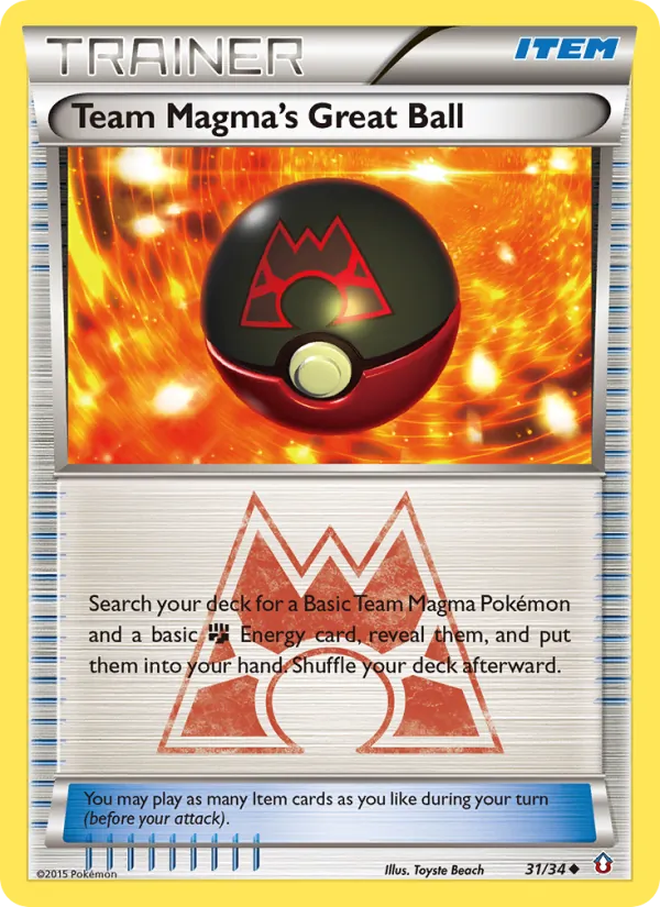 Team Magma's Great Ball (Double Crisis #31/34)