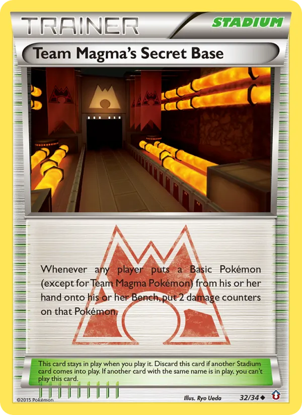 Team Magma's Secret Base (Double Crisis #32/34)