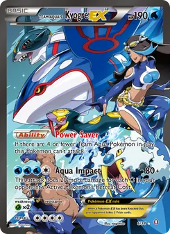 Team Aqua's Kyogre EX (Double Crisis #6/34)