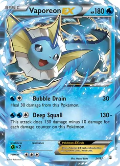 Vaporeon EX (Generations #24/83)