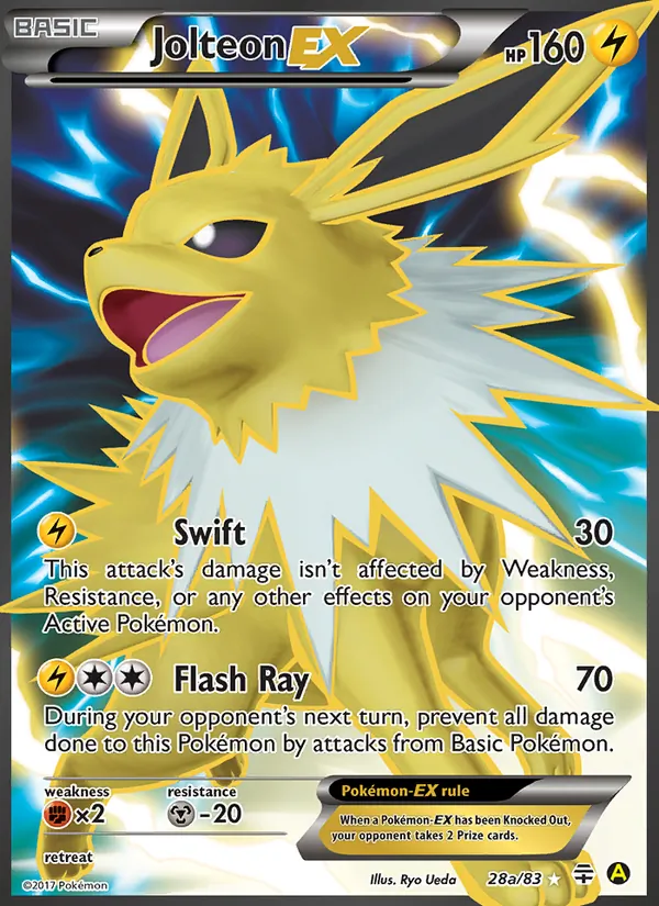 Jolteon-EX (Generazioni #28a/83)