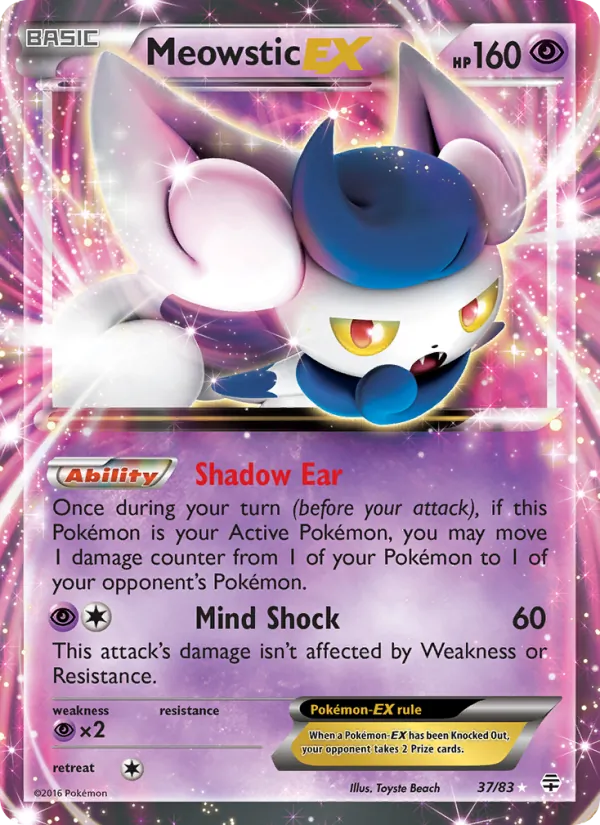 Meowstic EX (Generazioni #37/83)