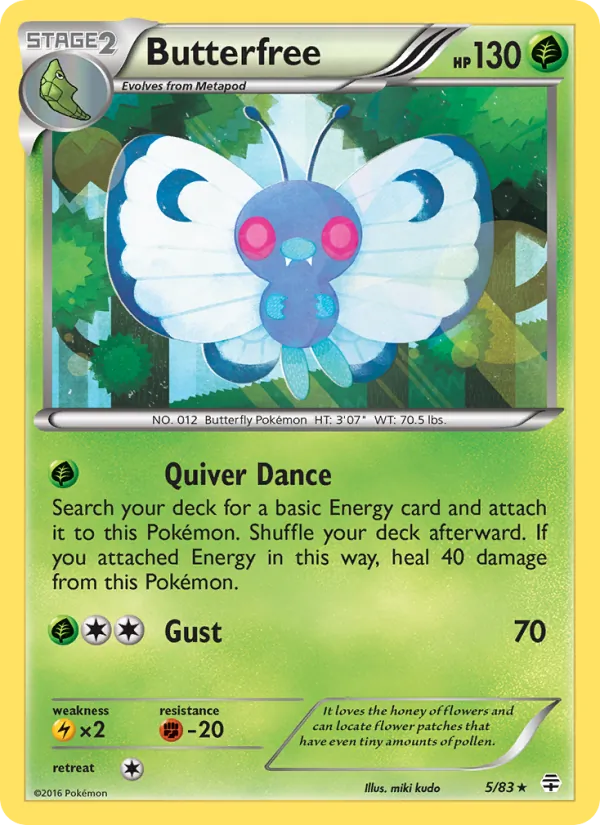 Butterfree (Generazioni #5/83)