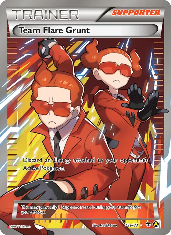 Team Flare Grunt (Generations #73/83)