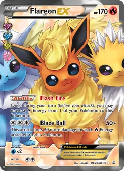 Flareon EX (Generaciones #RC28/83)