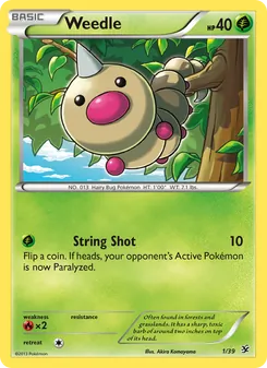 Weedle (Kalos Starter Set #1/39)