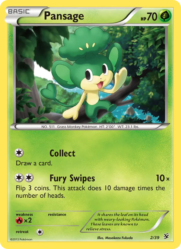 Pansage (Kalos Starter Set #2/39)