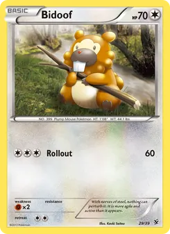 Bidoof (Kalos Starter Set #29/39)