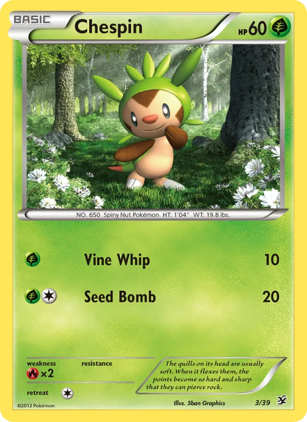Chespin (Kalos Starter Set #3/39)