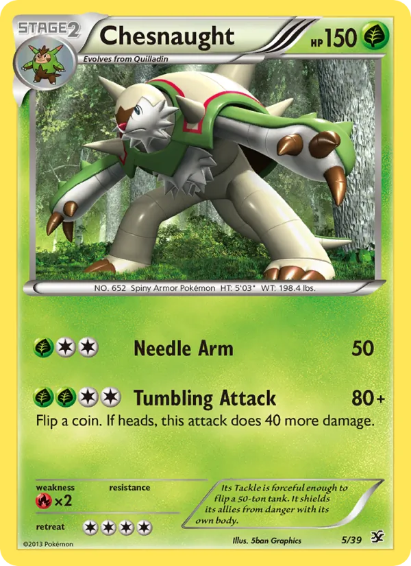 Chesnaught (Kalos Starter Set #5/39)