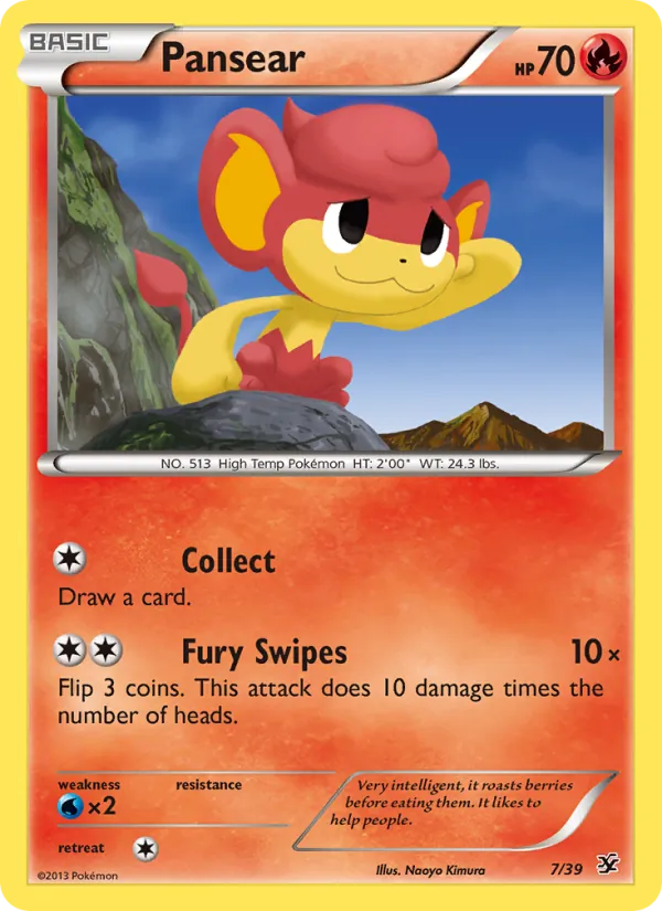 Pansear (Kalos Starter Set #7/39)
