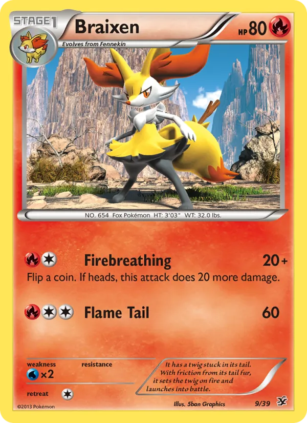 Braixen (Kalos Starter Set #9/39)