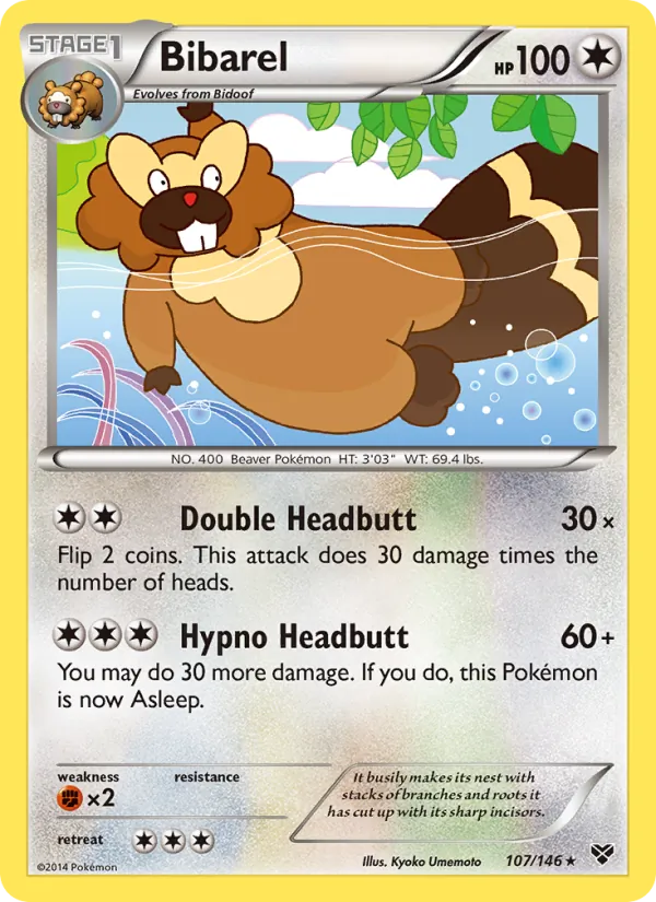 Bibarel (XY #107/146)