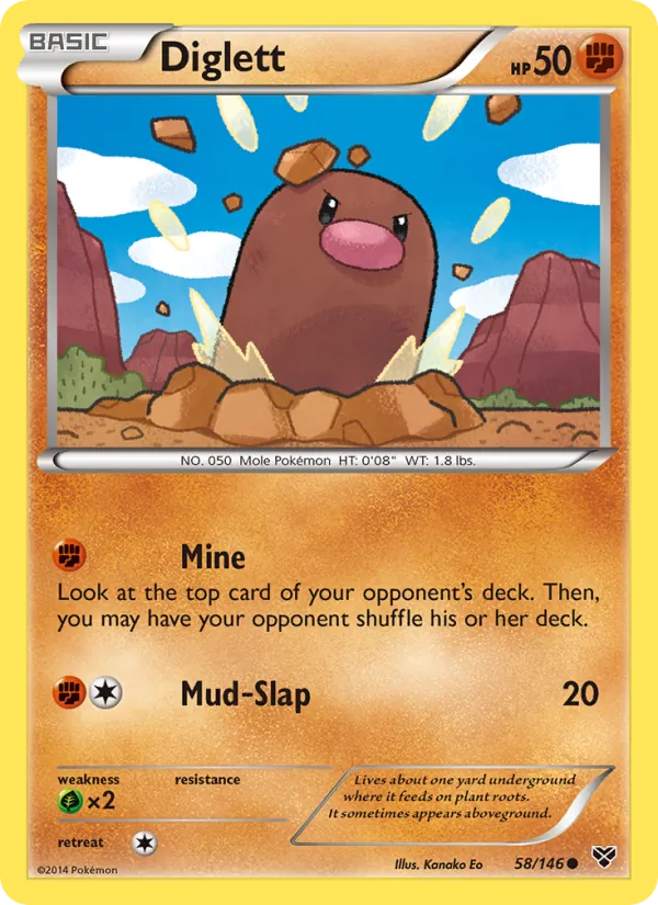 Diglett (XY #58/146)