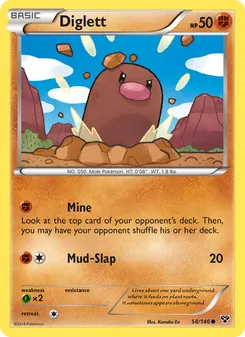 Diglett (XY #58/146)