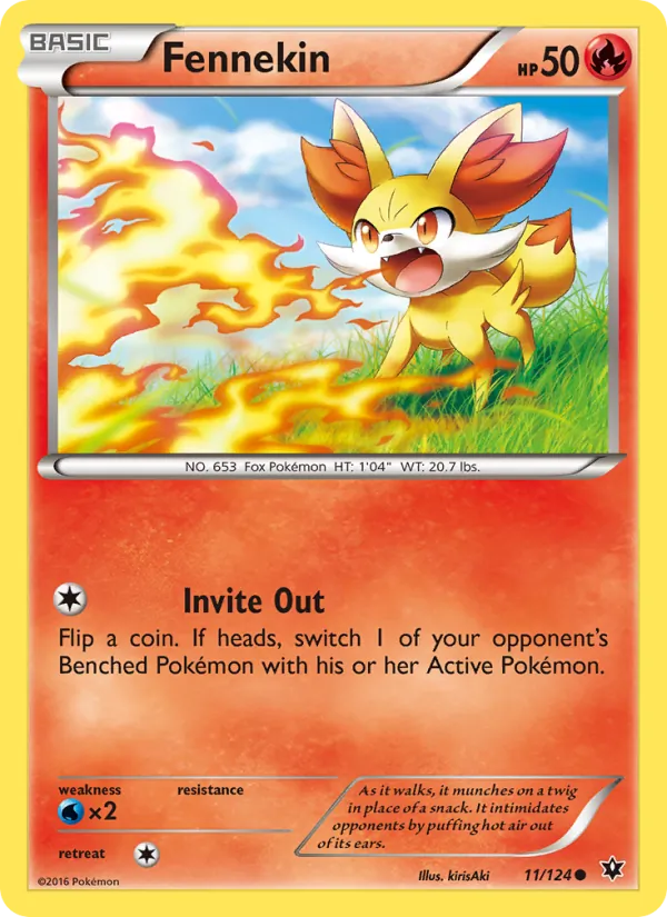 Fennekin (Fates Collide #11/124)