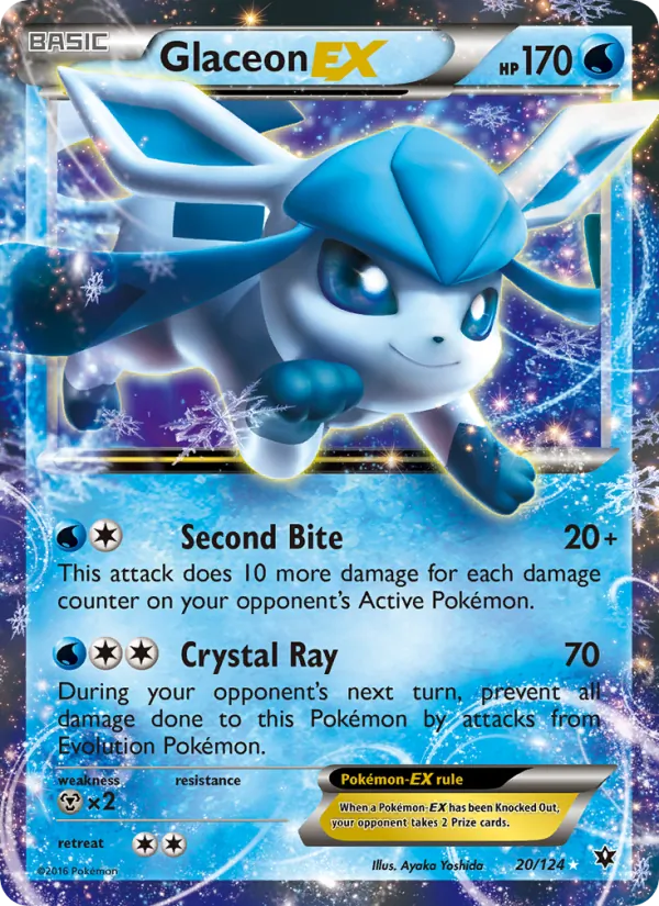 Glaceon EX (Fates Collide #20/124)
