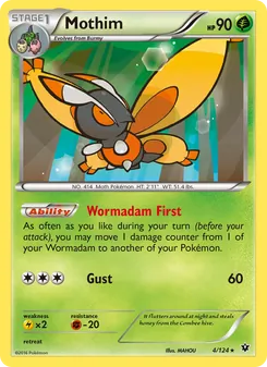 Mothim (Fates Collide #4/124)