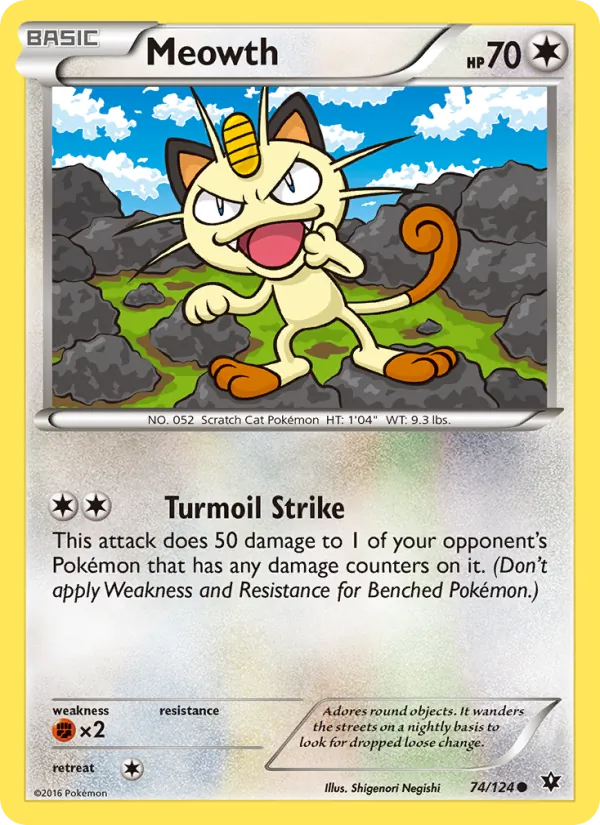 Meowth (Fates Collide #74/124)