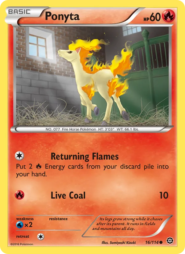 Ponyta (Steam Siege #16/114)