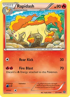 Rapidash (Steam Siege #17/114)