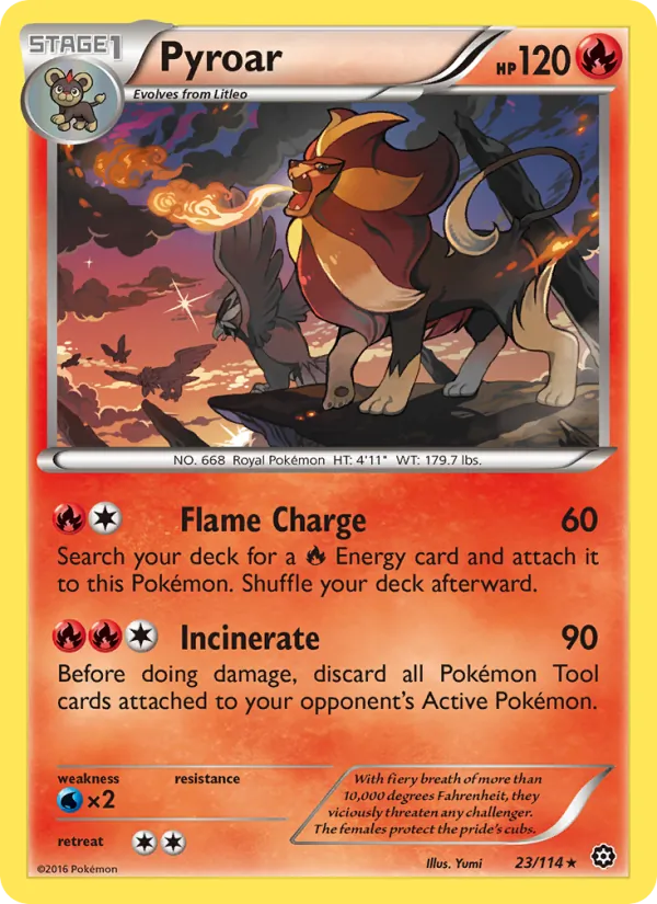 Pyroar (Steam Siege #23/114)