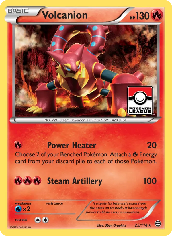 Volcanion (Steam Siege #25/114)