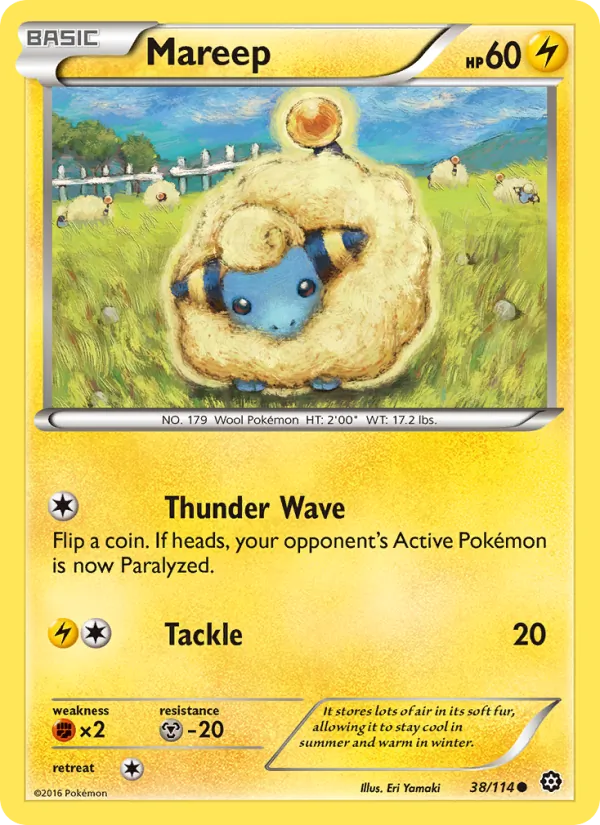 Mareep (Steam Siege #38/114)