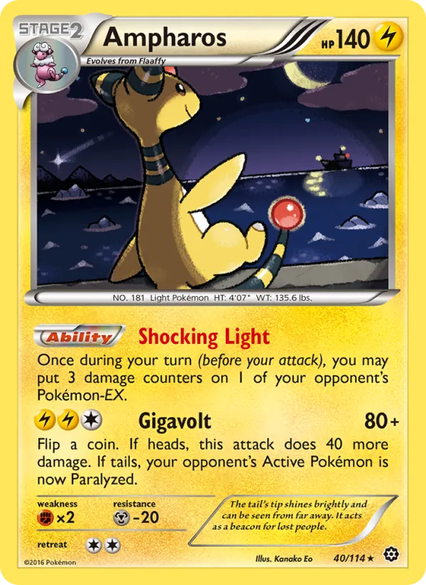 Ampharos (Steam Siege #40/114)