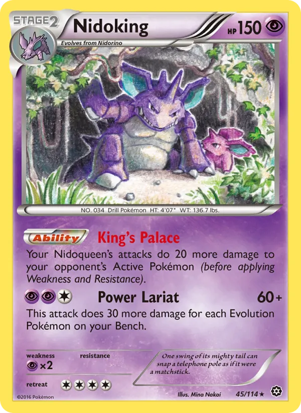 Nidoking (Steam Siege #45/114)