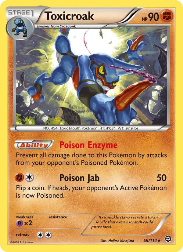 Toxicroak (Steam Siege #59/114)