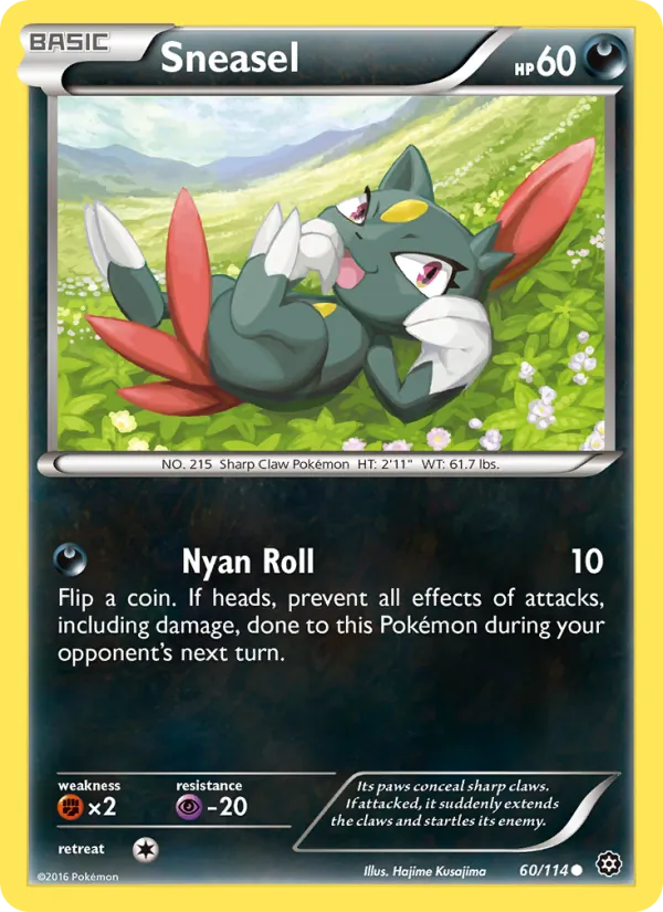Sneasel (Steam Siege #60/114)