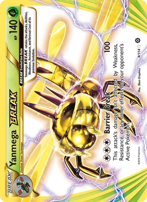 Yanmega BREAK (Steam Siege #8/114)