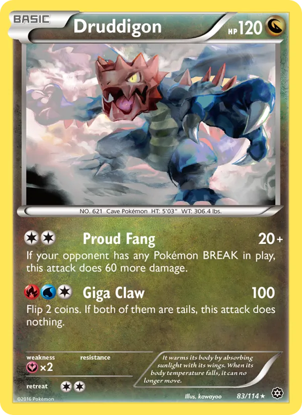 Druddigon (Steam Siege #83/114)